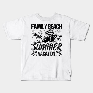 Family Beach Summer Vacation Kids T-Shirt